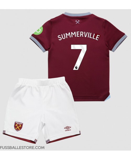 Günstige West Ham United Crysencio Summerville #7 Heimtrikotsatz Kinder 2025-26 Kurzarm (+ Kurze Hosen) Günstige West Ham United Crysencio Summerville #7 Heimtrikotsatz Kinder 2025-26 Kurzarm (+ Kurze Hosen)